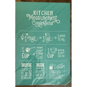 Chalk Couture KITCHEN CONVERSIONS transfer  12x18 measurements